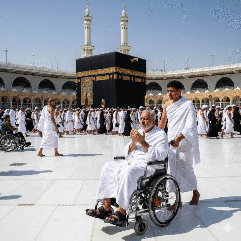 তাওয়াফ ও সাঈ-তে বাহনে আরোহনের বিধান