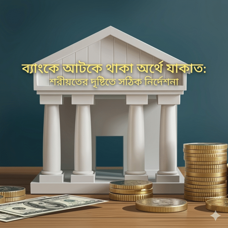 ব্যাংকে আটকে থাকা অর্থে যাকাত: শরীয়তের দৃষ্টিতে সঠিক দিকনির্দেশনা