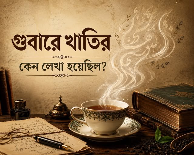 গুবারে খাতির কেন লেখা হয়েছিল ?